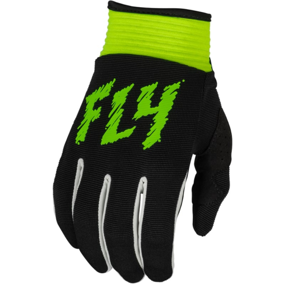 Детски мотокрос ръкавици FLY RACING F-16- Black/Neon Green