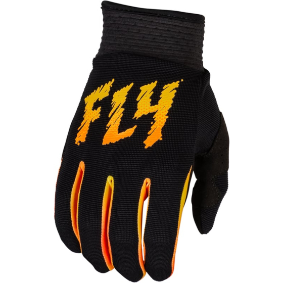 Детски мотокрос ръкавици FLY RACING F-16- Black/Yellow/Orange