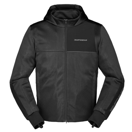 Мото суитшърт SPIDI HOODIE NET BLACK