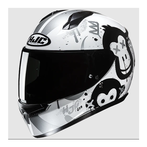 Каска HJC C10 GETI WHITE/BLACK