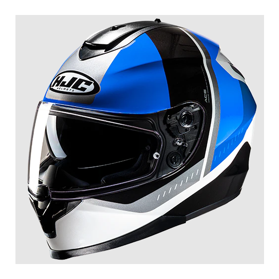 Каска HJC C70N ALIA BLACK/WHITE/BLUE