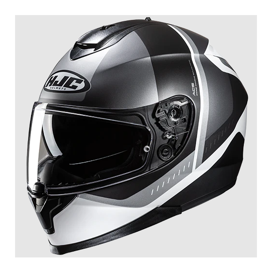 Каска HJC C70N ALIA BLACK/WHITE/GRAY