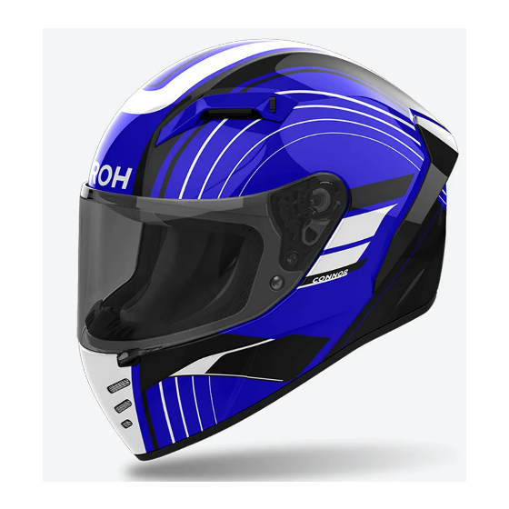 Каска AIROH CONNOR ACHIEVE BLUE GLOSS