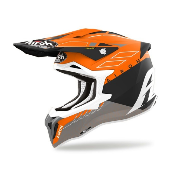 Мотокрос каска AIROH STRYCKER SKIN ORANGE MATT