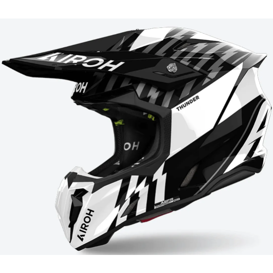 Мотокрос каска AIROH TWIST 3 THUNDER BLACK/WHITE