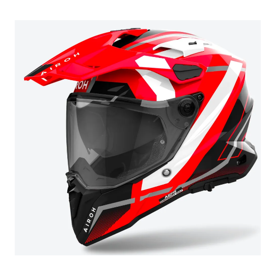 Каска AIROH COMMANDER 2 MAVICK RED GLOSS