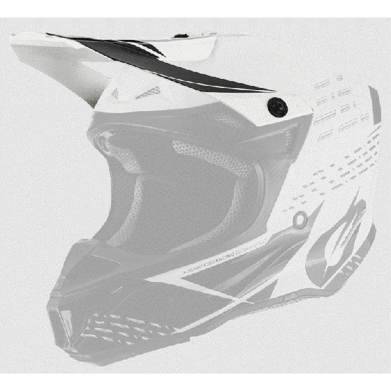 Козирка за каска O'NEAL 5SRS POLYACRYLITE HELMET TRACE BLACK/WHITE