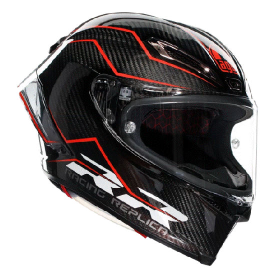 КАСКА AGV PISTA GP RR PERFORMANTE CARBON/RED