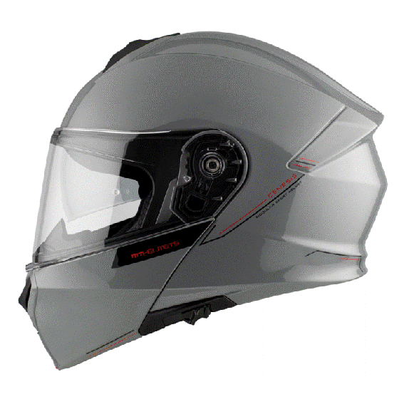 Отваряема каска MT GENESIS SOLID A12 GLOSS GREY