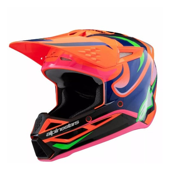 Детска мотокрос каска ALPINESTARS SM3 DEEGAN OR/PU