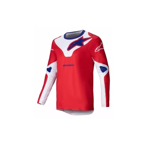 Мотокрос джърси Alpinestars RACER VEIL RED/WHITE