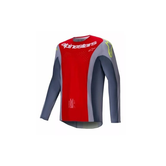 Мотокрос джърси Alpinestars TECHSTAR MELT RED/GRAY