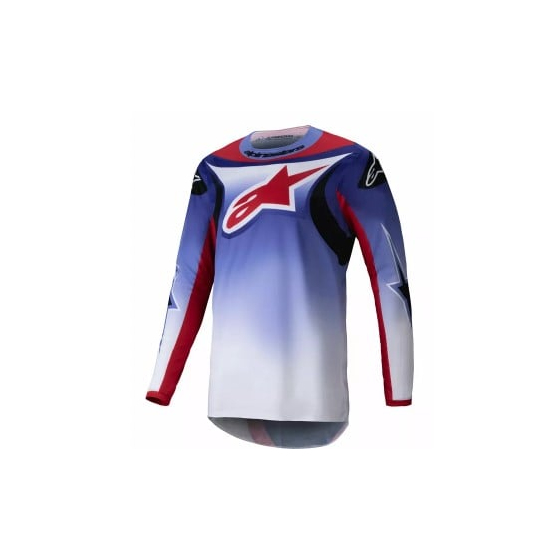 Мотокрос джърси Alpinestars FLUID WURX PURPLE/RED