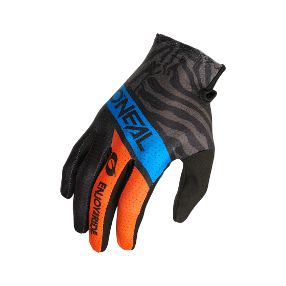 Детски мотокрос ръкавици O’NEAL MATRIX SHOCKER BLUE/ORANGE V.25