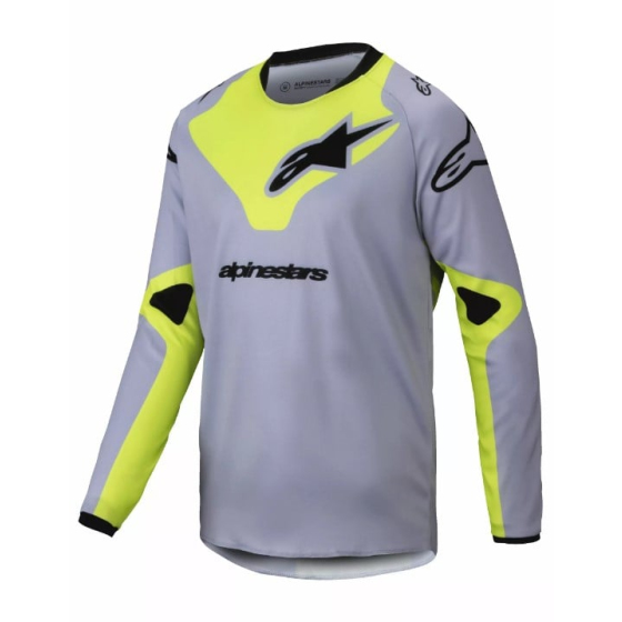 Детско мотокрос джърси ALPINESTARS YTH RACER VEIL GRAY/YELLOW