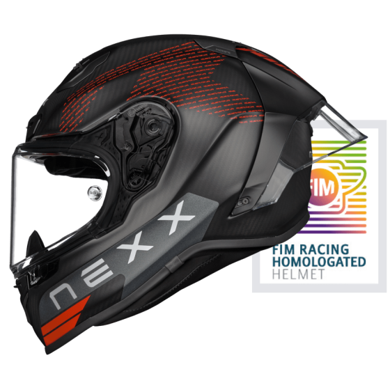 Каска NEXX X.R3R PRO FIM EVO CARBON BLACK MATT