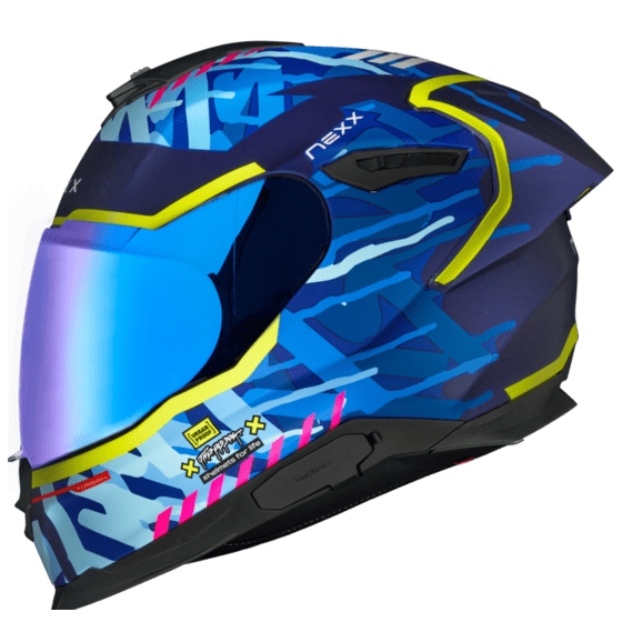 Каска NEXX Y100R URBANGRAM INDIGO BLUE MATT