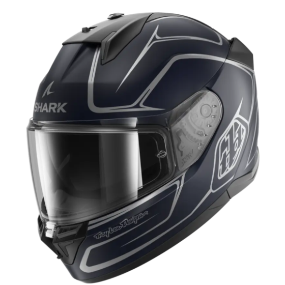 Каска SHARK D-SKWAL 3 DRONE BLUE/SILVER MATT
