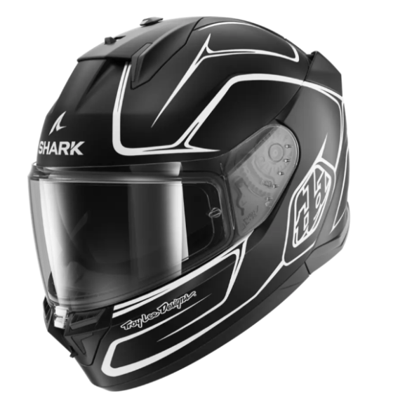 Каска SHARK D-SKWAL 3 DRONE BLACK/WHITE MATT