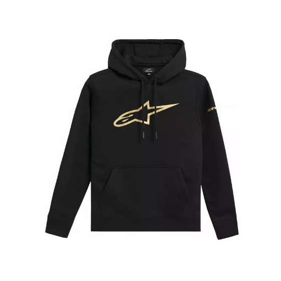 Мото суитшърт ALPINESTARS Gilded Pullover Hoodie BLK/GLD