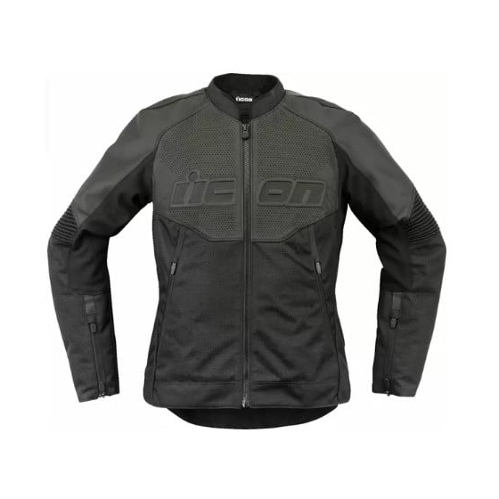 Дамско мото яке ICON Women's Overlord3 CELeather BLACK