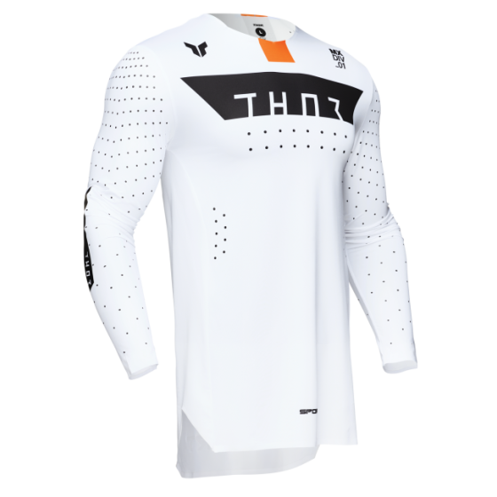 Мотокрос джърси THOR SPORTMODE ROUGE WHITE/ORANGE