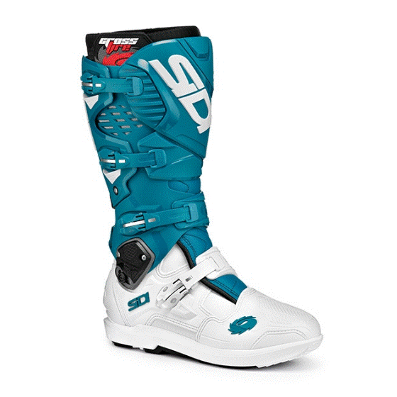 Мотокрос ботуши SIDI CROSSFIRE 3 SRS WHITE/PETROL