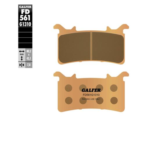 Предни накладки Galfer SINTER RACING FD561G1310 - BMW M1000RR (2021-)