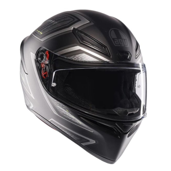 КАСКА AGV K1 S SLING MATT BLACK/GREY