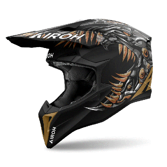 Мотокрос каска AIROH WRAAAP CYBORG