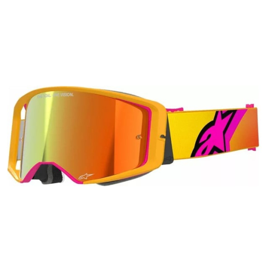 Мотокрос очила ALPINESTARS SUPERTECH CORP YLW/PNK MIRROR-RED