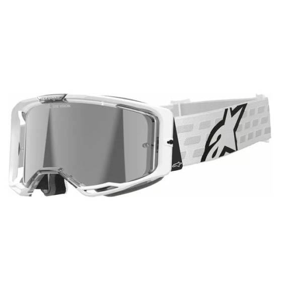 Мотокрос очила ALPINESTARS VISION 8 CORP WHT MIRROR-SILVER