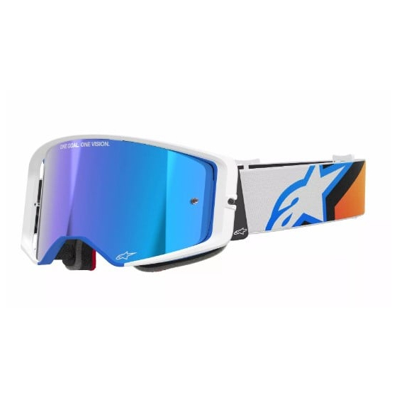 Мотокрос очила ALPINESTARS SUPERTECH CORP BLUE/OR MIRROR-BLUE
