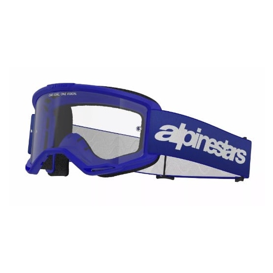 Мотокрос очила ALPINESTARS VISION 3 WORDMARK BLUE CLEAR