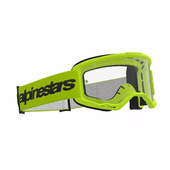 Мотокрос очила ALPINESTARS VISION 3 WORDMARK YLW CLEAR