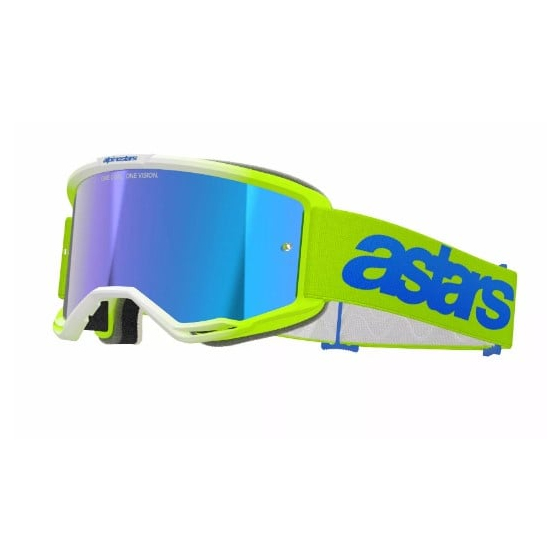 Мотокрос очила ALPINESTARS VISION 5 BLAZE YLW/BL MIRROR-BLUE