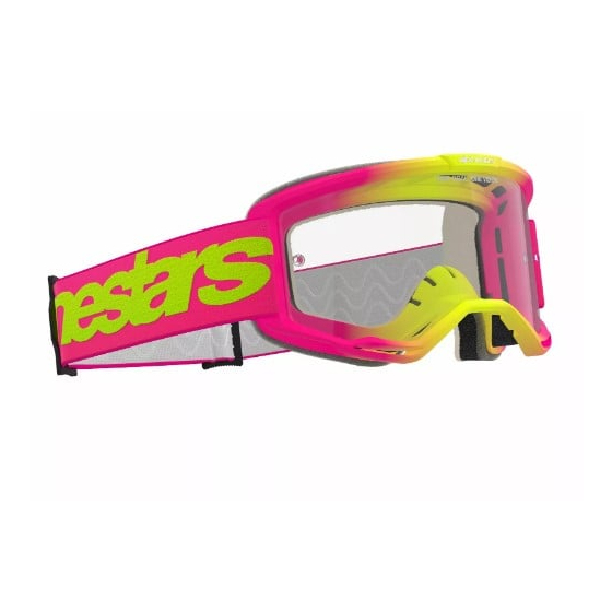 Мотокрос очила ALPINESTARS VISION 5 WORDMARK PINK/YLW CLEAR