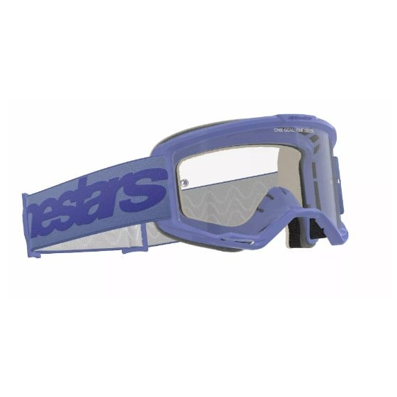 Мотокрос очила ALPINESTARS VISION 5 WORDMARK PURPLE CLEAR