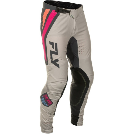 Мотокрос брич FLY RACING Lite S.E. Vice-Light Grey/Pink/Coral 2025
