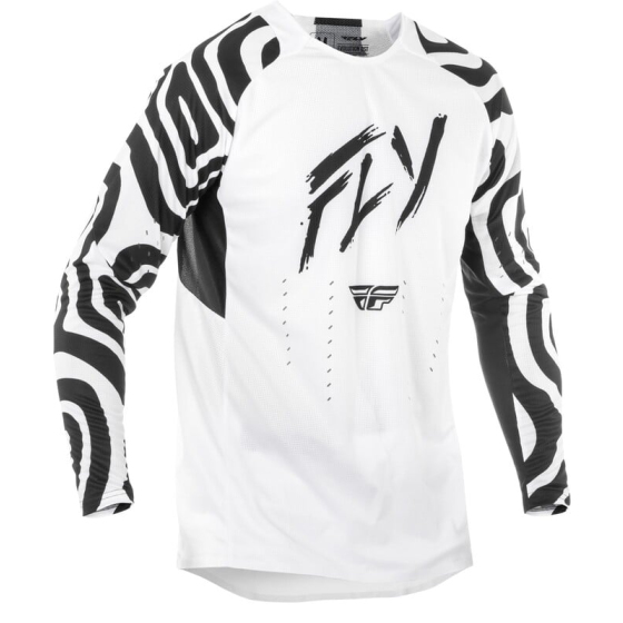 Мотокрос блуза FLY RACING Evolution DST L.E. Abyss - White/Black 2025
