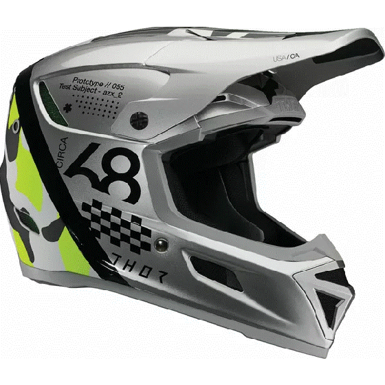 Мотокрос каска THOR REFLEX SPORT RIOT GRAY/ACID MIPS