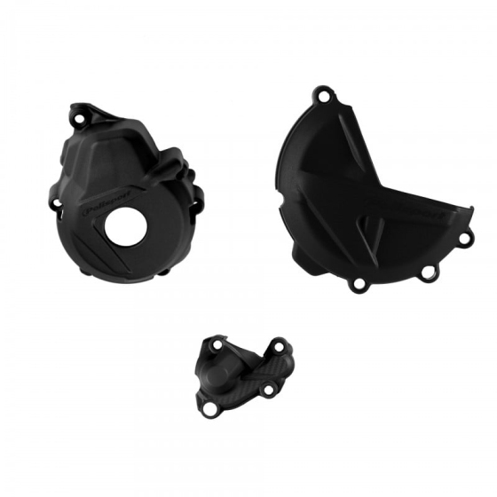 Комплект предпазители за двигател POLISPORT Engine Covers Protection Kit Gasgas EC 250/300 - 2021-23 Black