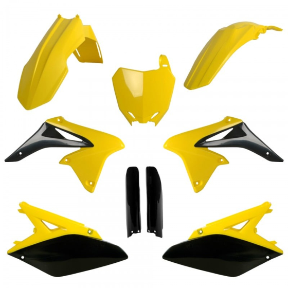 Комплект пластмаси POLISPORT Full Plastic Kit Suzuki RMZ 250 (2010-18) OEM