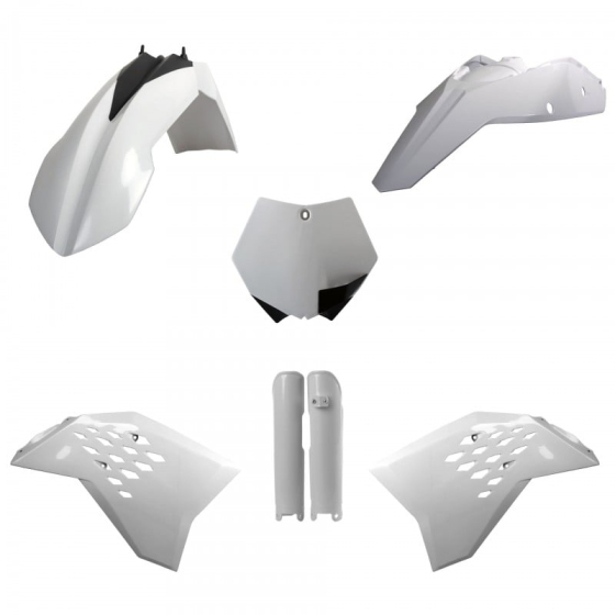 Комплект пластмаси POLISPORT Full Plastic Kit KTM SX/SX-F (2007) White