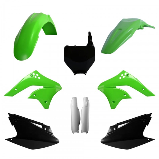 Комплект пластмаси POLISPORT Full Plastic Kit Kawasaki KX 250F (2006-08) OEM