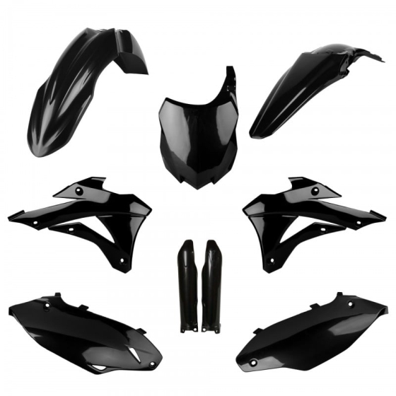 Комплект пластмаси POLISPORT Full Plastic Kit Kawasaki KX 250F (2013-16) Black