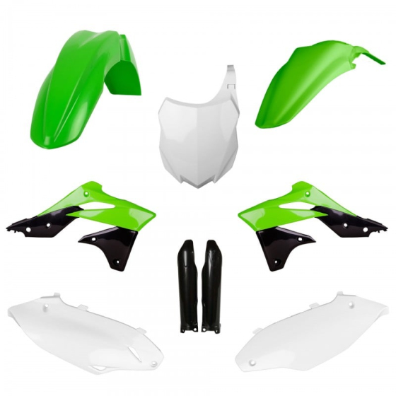 Комплект пластмаси POLISPORT Full Plastic Kit Kawasaki KX 250F (2013-16) ОЕМ
