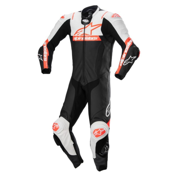 Кожен екип ALPINESTARS Missile Ward 1pc Black/White/Red Fluo