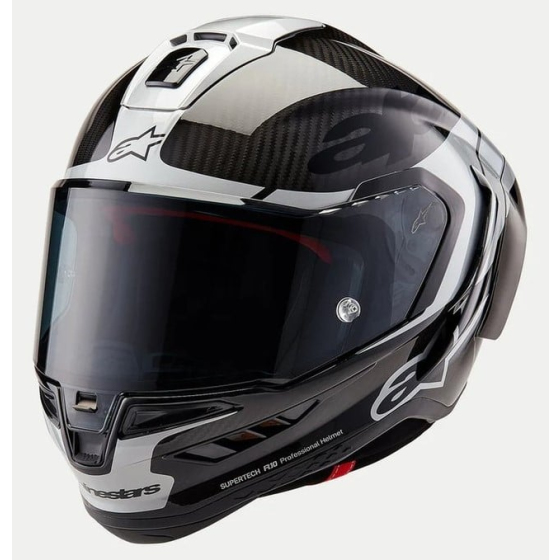 Каска ALPINESTARS Supertech R10 Element Black/Carb/Silver