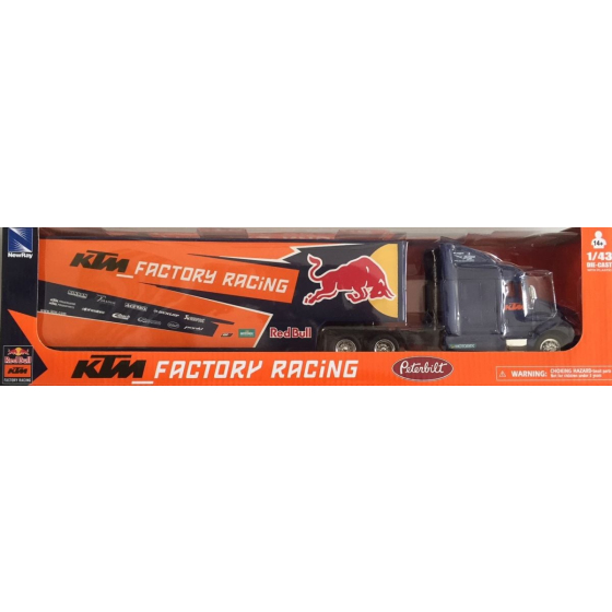Камион играчка KTM Factory Racing Red Bull 1:43